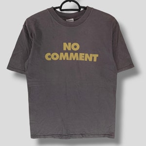 Vintage Sub pop no comment tshirt collectible record label grunge nirvana concert tour vintage band tee gray Small