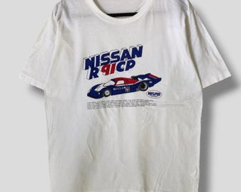 Vintage 90s Nissan Nismo R91CP Racing Tshirt Collectible Nissan