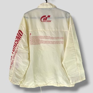 Rare Vintage Gran Turismo 3 the real driving simulator video game promo Staff jacket polyphony digital Sony playstation iconic game Large