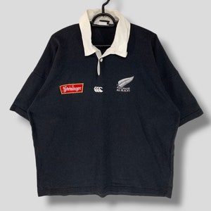 Vintage 90s Canterbury New Zealand All Blacks Steinlager Rugby Jersey  Collectible Rugby Athletic Sportswear Jersey All Blacks Large - Etsy