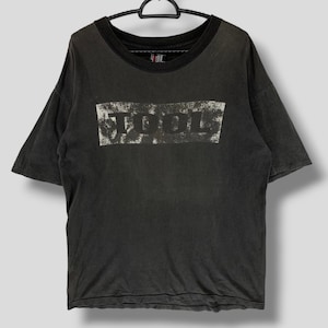 Vintage 90s Tool 72826 demo tape promo distressed tshirt American metal concert tour casual grunge rock black band tee size Large