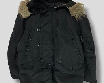 Vintage Alpha Industries N2b Jacket Military Army Cold