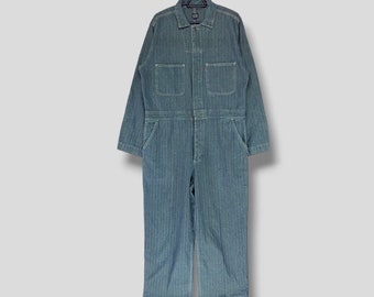 38M 1950s Hercules Nation-alls Herringbone Striped Workwear