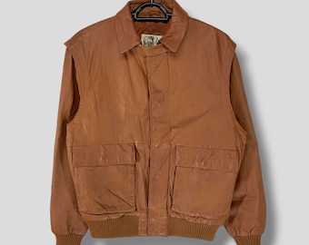 Vintage 90s J & C Haward Inc Type A-2 Cowhide Leather Flight Vintage 90s J & C Haward Inc Type A-2 Cowhide Leather Flight