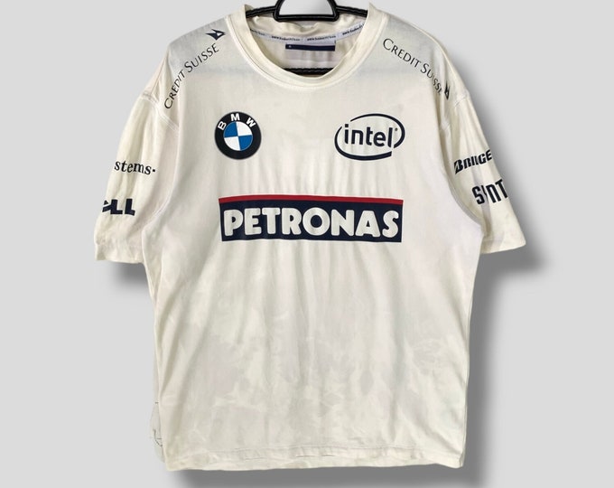 Vintage 00s BMW Sauber F1 Team Shirt Formula 1 Racing Team Tee ...