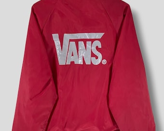 ジャケット・アウター 90s VANS nylon work jacket y2k cityboy Vintage 90s Vans Big Logo Coach Jacket Vans of the Wall