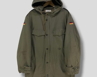 ジャケット・アウター S.F.C MILITARY PARKA BROWN XL Vintage German