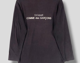 Vintage Comme Des Garcons Play Black Logo T-shirt Size M - Etsy