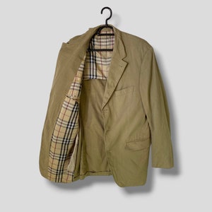 Burberry Tweed Coat - Etsy Burberry Tweed Coat - Etsy