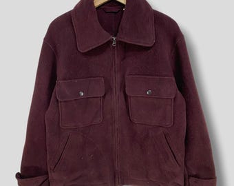 ジャケット・アウター UNIQLO LEMAIRE cashmere wool jacket Uniqlo and Lemaire Women's Wool Cashmere Blazer Single Breasted