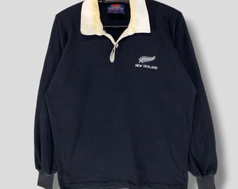 Vintage 90s Canterbury New Zealand All Blacks Steinlager Rugby
