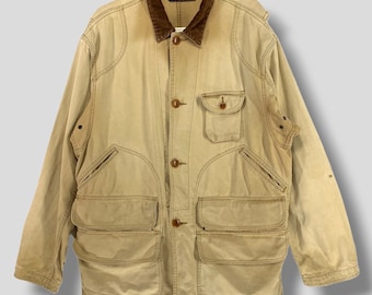 90’s POLO by Ralph Lauren OILD jacket Vintage 90s Polo Ralph Lauren Oil Cloth Waxed Bomber Jacket