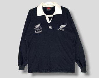 Mens Large Vintage New Zealand All Blacks 90s Canterbury