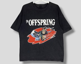 The Offspring Distressed Skull Uomo T-Shirt Nero L 100% Cotone Regular: Offspring the