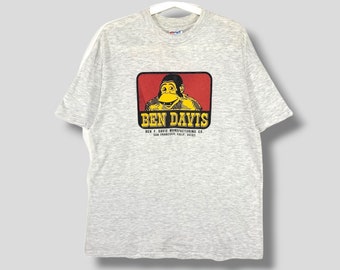 Vintage 90s Ben Davis Big Logo Tshirt Collectible Works Streetwear