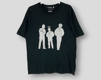 Vintage Beam x run dmc tshirt marque japonaise streetwear hip hop hommes rap tees tee taille Large