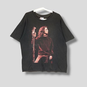 Vintage 90s Jim morrison the doors light my fire distressed tshirt collectible American rock concert tour vintage  band tee black XLarge