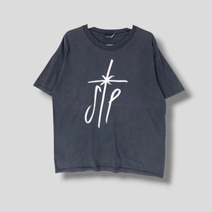 Camiseta vintage de Smashing Pumpkins Machina, la máquina de Dios, gira de conciertos de rock alternativo de Billy Corgan, camiseta coleccionable negra grande