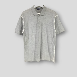 Vintage Comme des garcon homme Poloshirt Herren Designer grau Polo Größe Small made in japan
