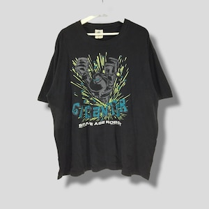 Vintage 90s Gigantor space age robot tshirt Swago t-shirts anime manga black tee size XLarge