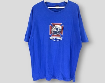 Tony Hawk 90s スケート Tシャツ L ネイビー Vintage 90s Tony Hawk Birdhouse Tshirt Collectible Skateboard