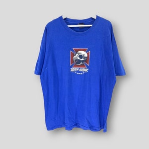 90s TONY HAWK Tシャツ ネイビー 紺 トニーホーク ヴィンテージ 90s TONY HAWK トニーホーク Tシャツ 【XL】オールドスケート