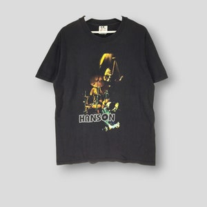 Vintage 90er Jahre Hanson Pop-Rock-Konzert Tour-T-Shirt