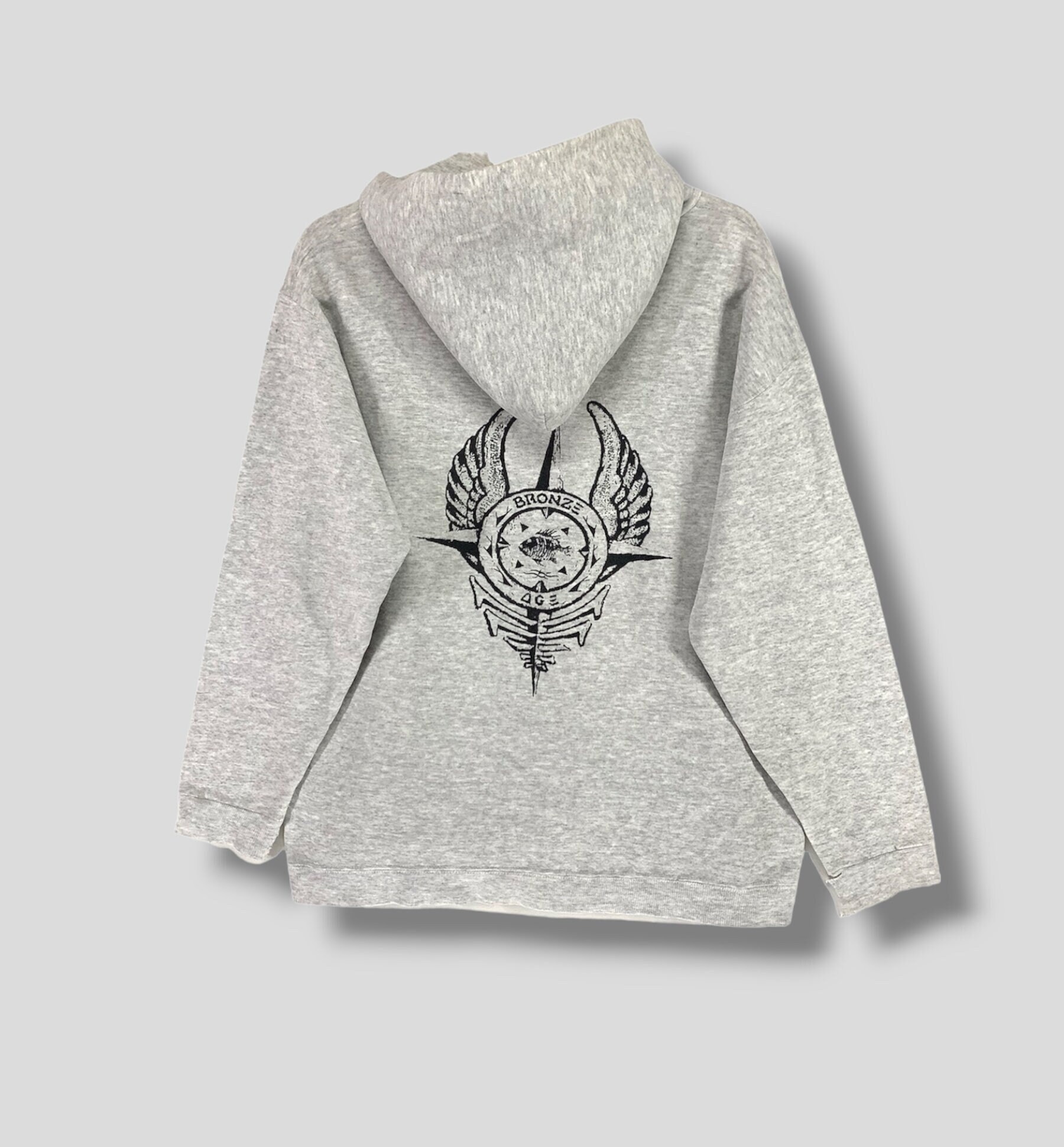 トップス BRONZE AGE RARE COLOR Hoodie Vintage 90s Bronze Age Big Logo Hoodies Sweatshirt Rare