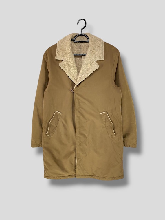 Vintage Y2K Number Nine Sherpa Line Coat Japanese Designer Casual  