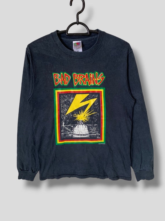 Buy Vintage Bad Brains Longsleeve Tshirt American Hardcore Punk Concert  Tour Band Tee ROIR Reachout International Records Size Small Online in  India 