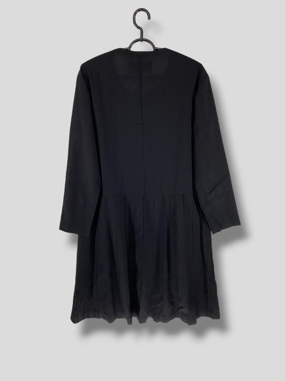 Vintage 90s Tricot Comme des garcons black ruffle… - image 2