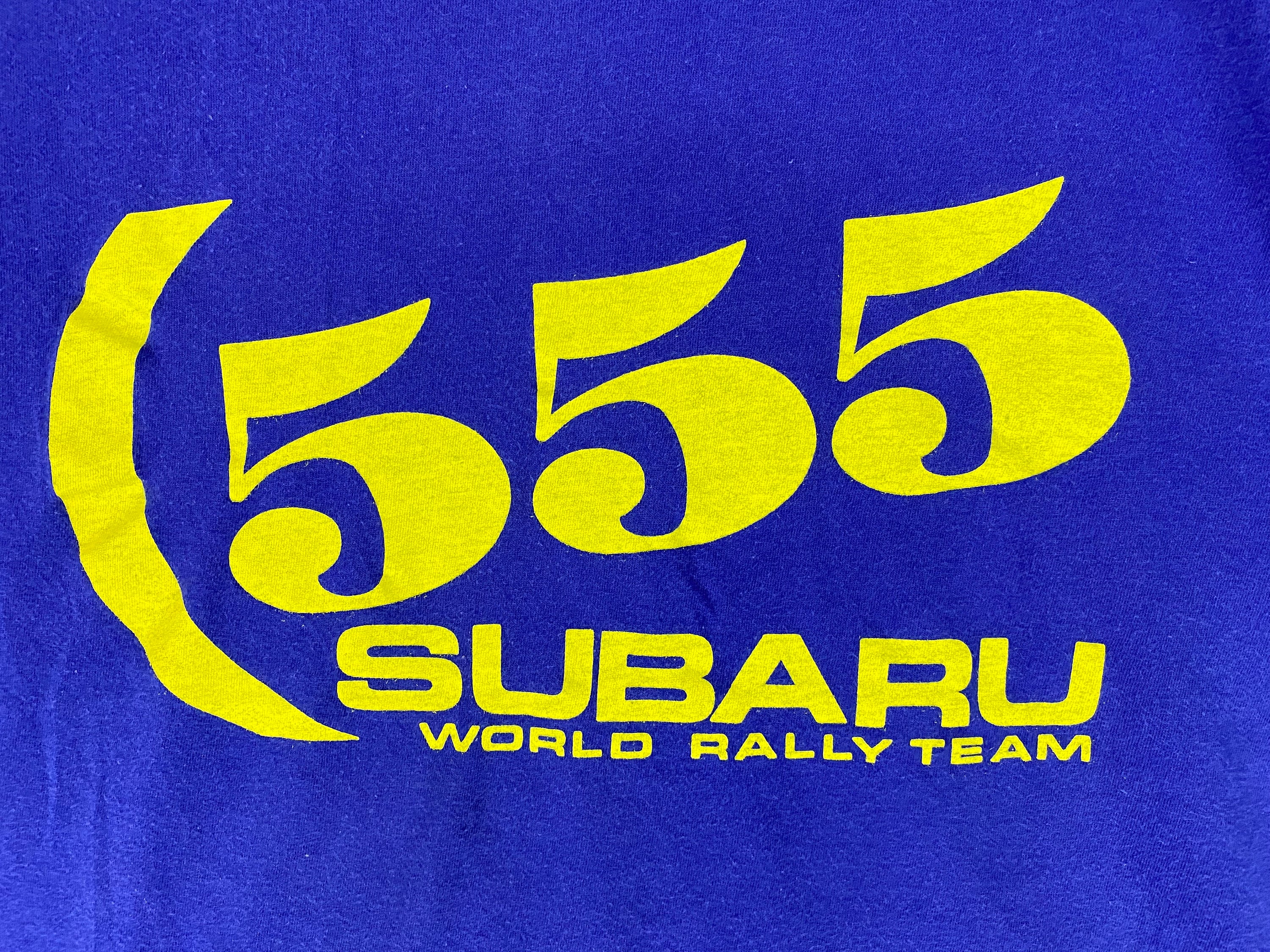 90年代ヴィンテージ スバル 555 ワールドラリーチーム Tシャツ スバル