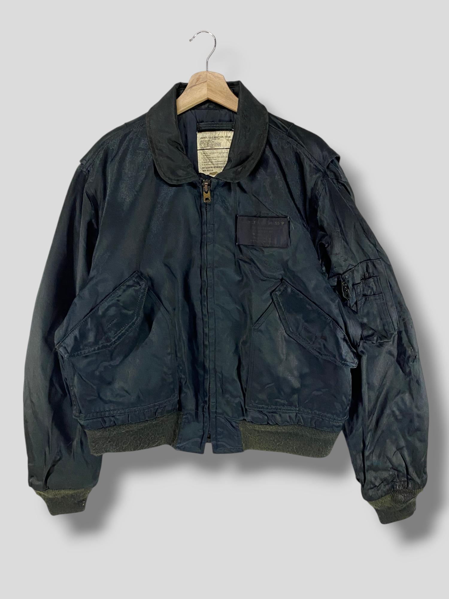 ★80s★USA製★I.Spiewak & Sons, Inc.★CWU-45★ 1980's Patched CWU-45/P Flight Jacket Medium – Little Chum