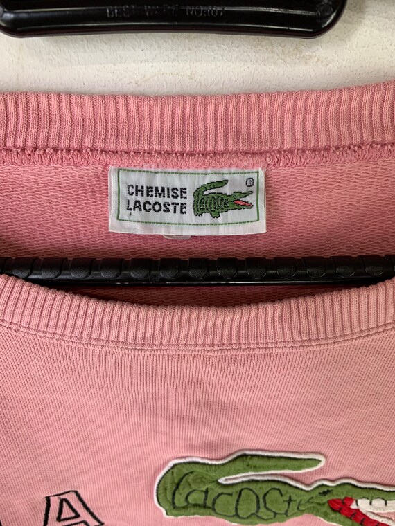 Vintage La chemise Lacoste embroidered logo sweat… - image 9