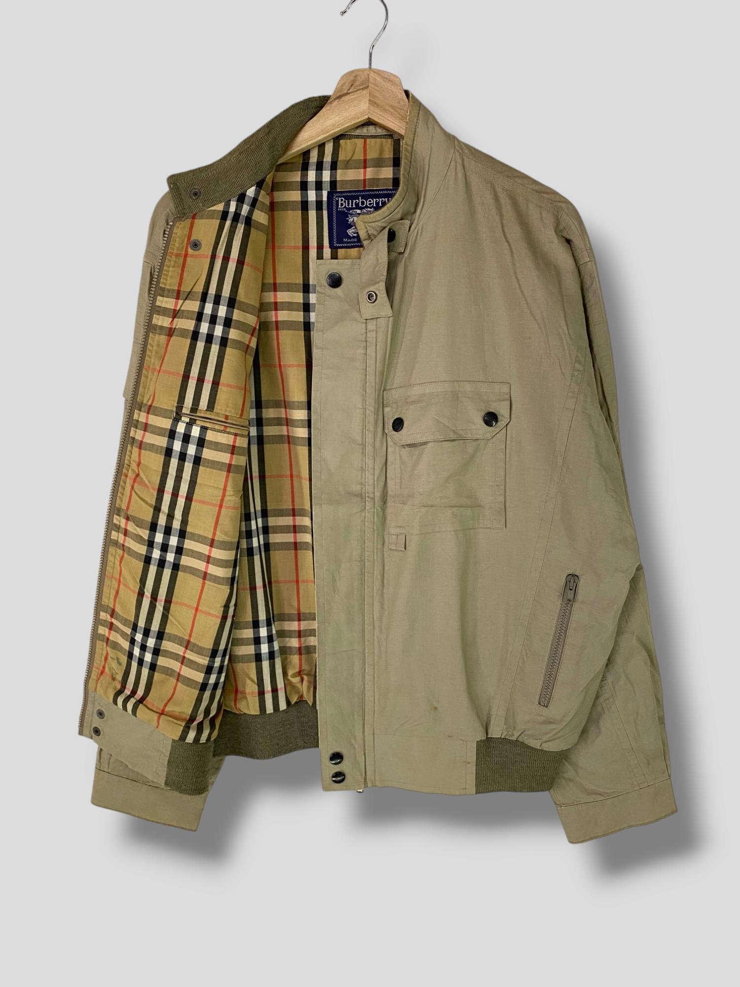 70s-80s Spain製 Burberrys viscose jacket 70s-80s Spain製 Burberrys viscose jacket VINTAGE BURBERRY
