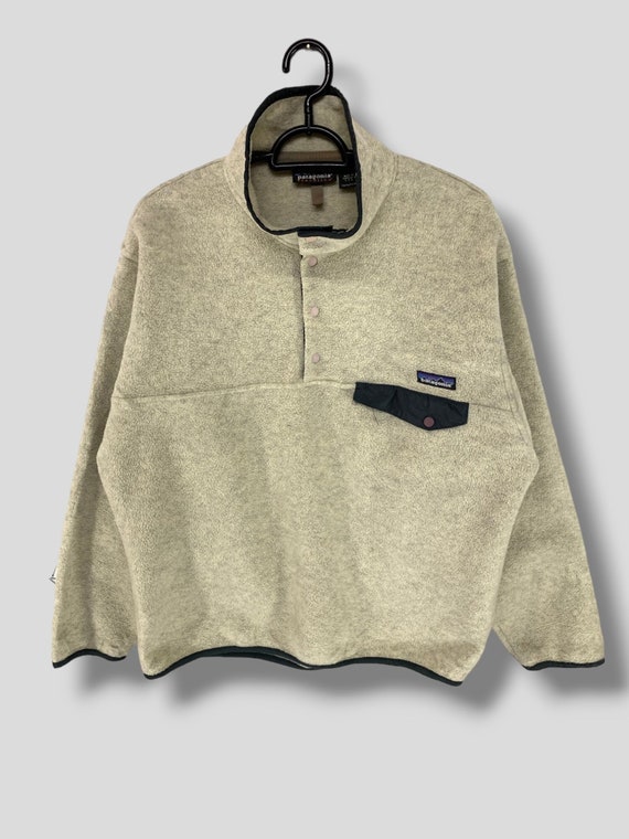 Vintage 90s Patagonia Synchilla Logo Snap-t Fleece Jacket