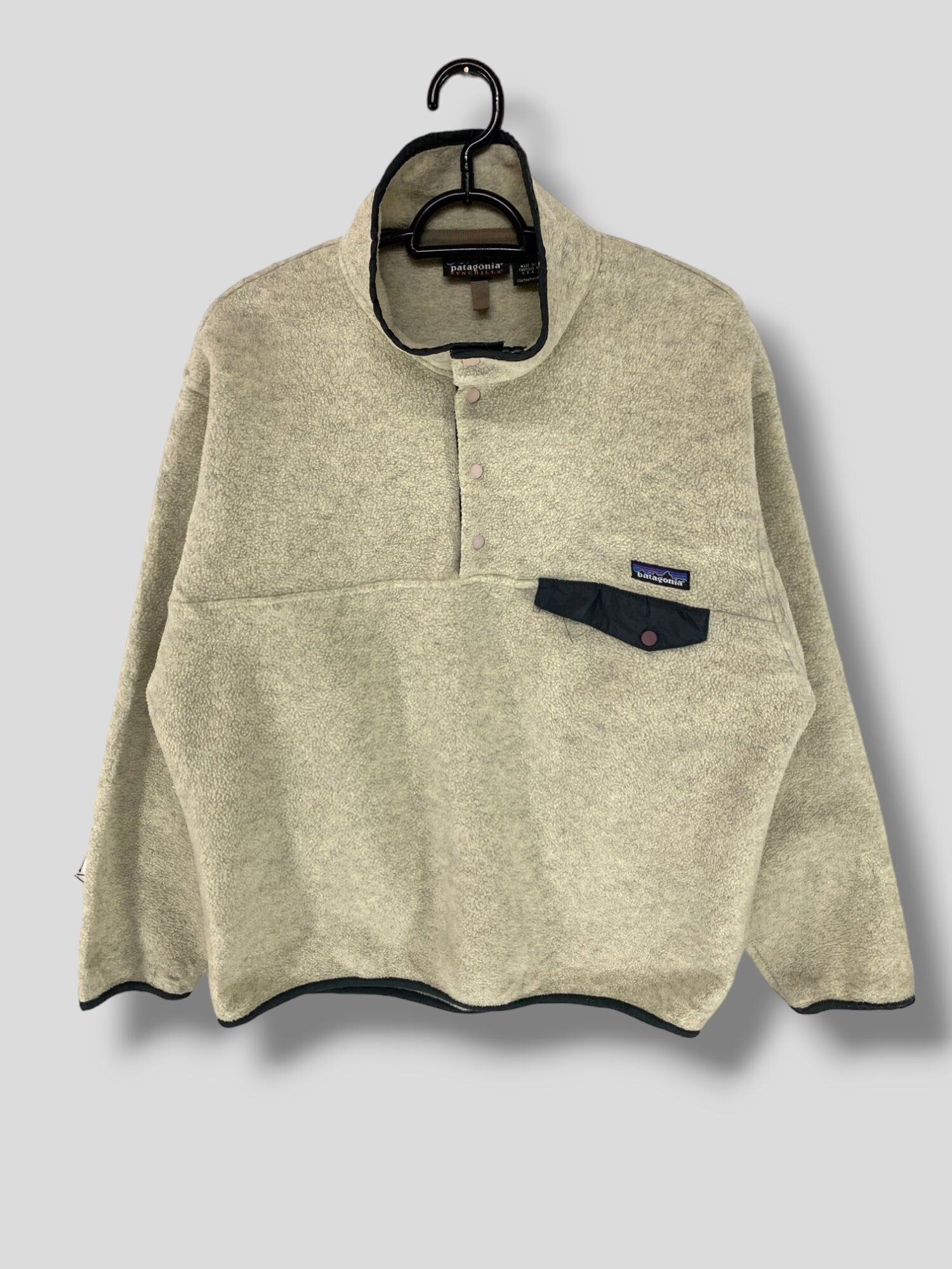 Vintage 90s Patagonia Synchilla Logo Snap-t Fleece Jacket Outdoor