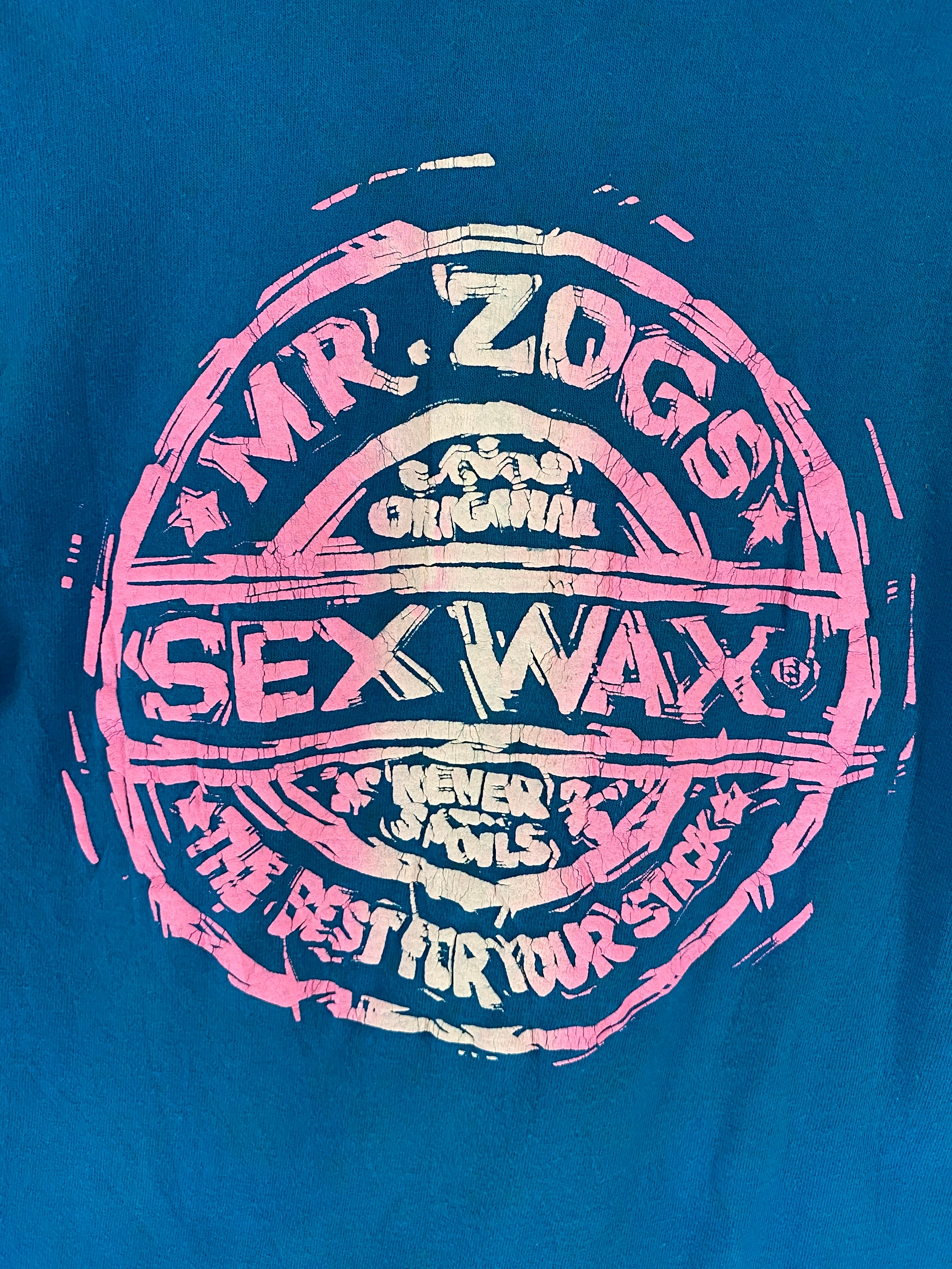 Vintage 80s Mr Zogs Sex Wax Puff Logo Shirt Streetwear Surfwear