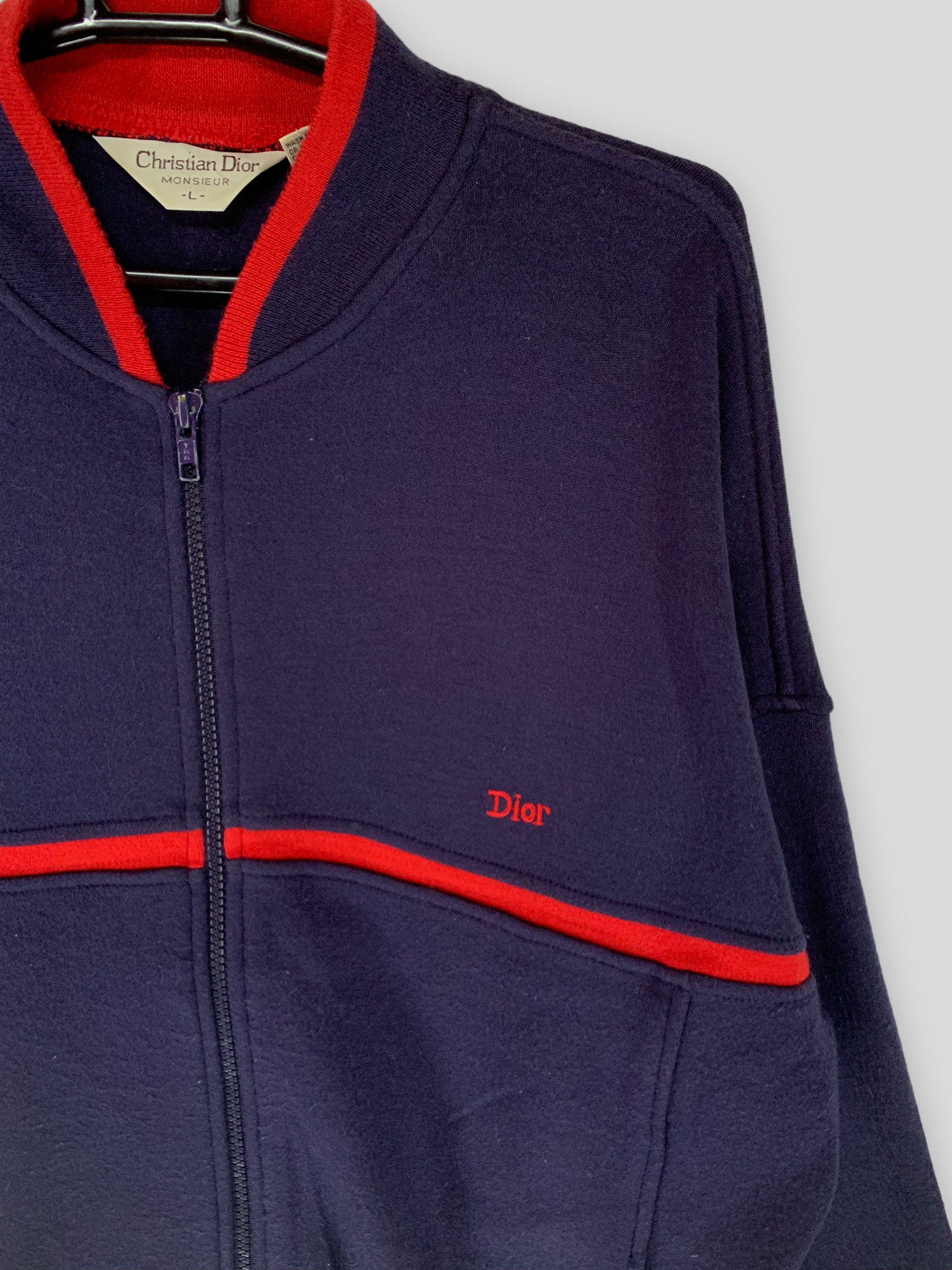 Vintage Christian Dior Monsieur Logo Track Top Jacket High Vintage Christian Dior Monsieur Logo Track Top Jacket High