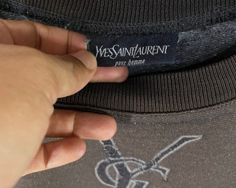 Yves Saint Laurent pour homme ロゴ スウェット Yves Saint Laurent pour homme ロゴ スウェット
