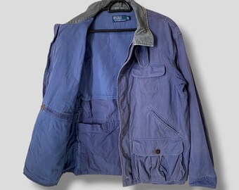 ジャケット・アウター 90s RalphLauren GoodFade Hunting Jacket 90s Ralph Lauren SUEDE HUNTING JACKET Size L |