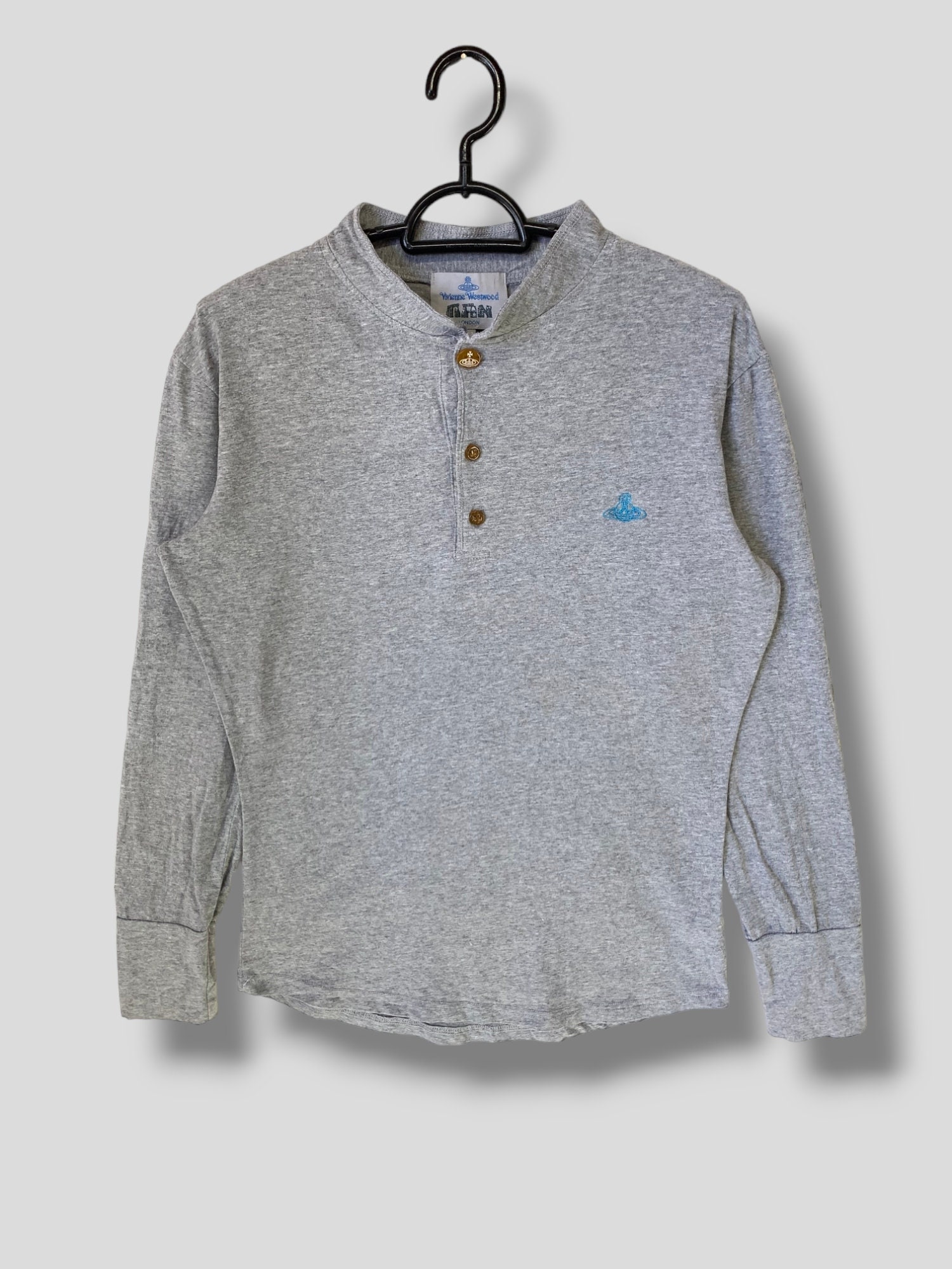 Vivienne Westwood Embroidered Logo Longsleeve T-shirt Modern Punk