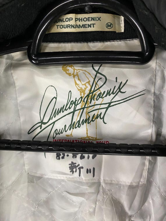 Vintage Dunlop Phoenix Tournament International Tour Bomber Jacket