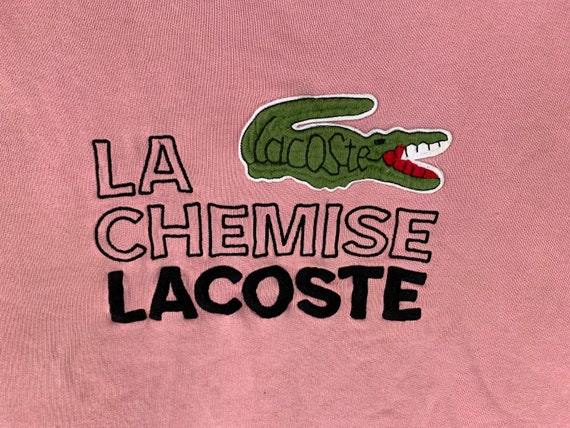 Vintage La chemise Lacoste embroidered logo sweat… - image 3