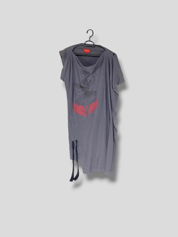 SS2000 Vivienne westwood asymmetrical long shirt … - image 4