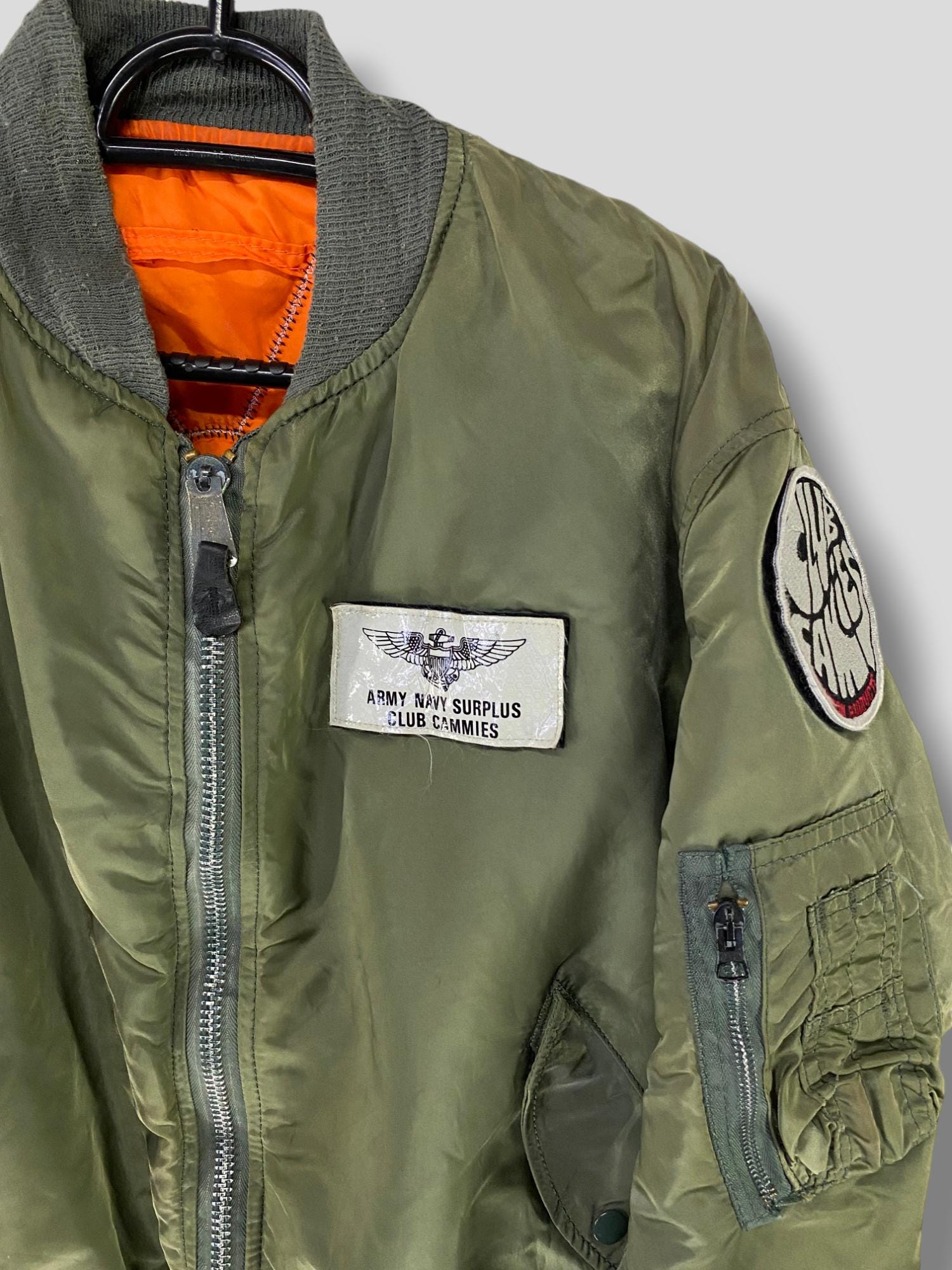ジャケット・アウター 90s ALPHA INDUSTRIES MA-1 US.AIR FORCE Vintage 90s Alpha Industries Usaf MA-1 Bomber Flight Jacket