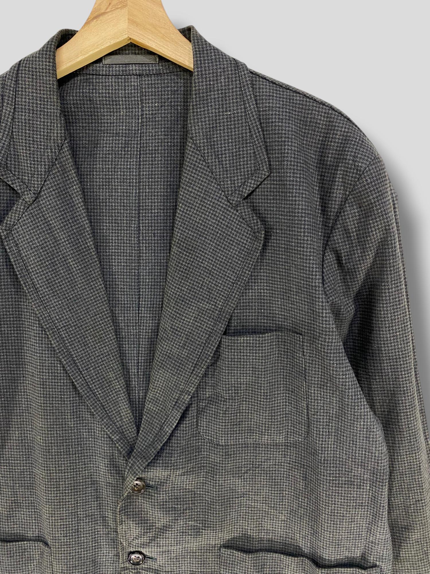 Vintage Comme Des Garcons Homme Single Breasted Houndstooth Sport 
