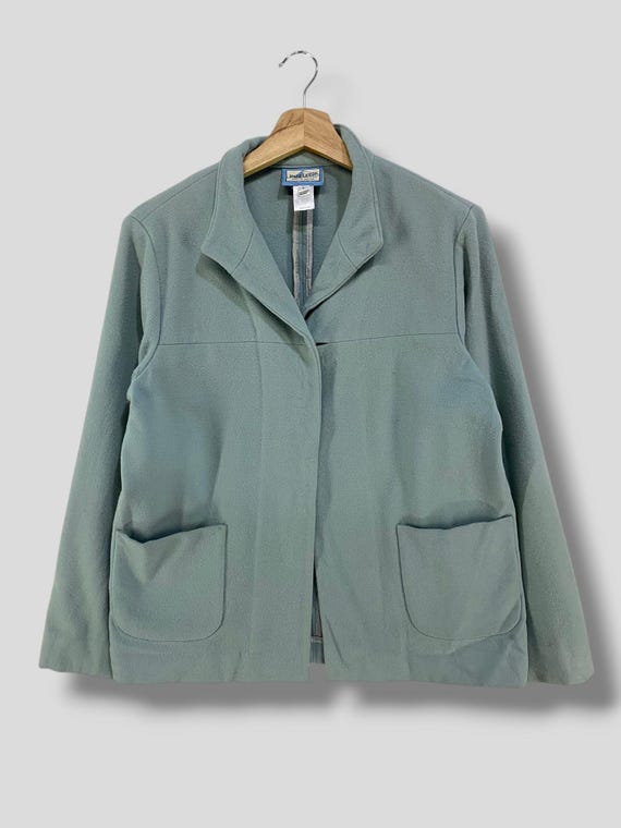 Vintage Y2k Pendleton single button wool jacket b… - image 1