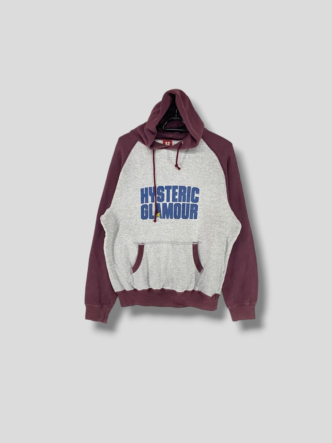 Hysteric Glamour Neon Logo All Over Print Zip Up Hoodie