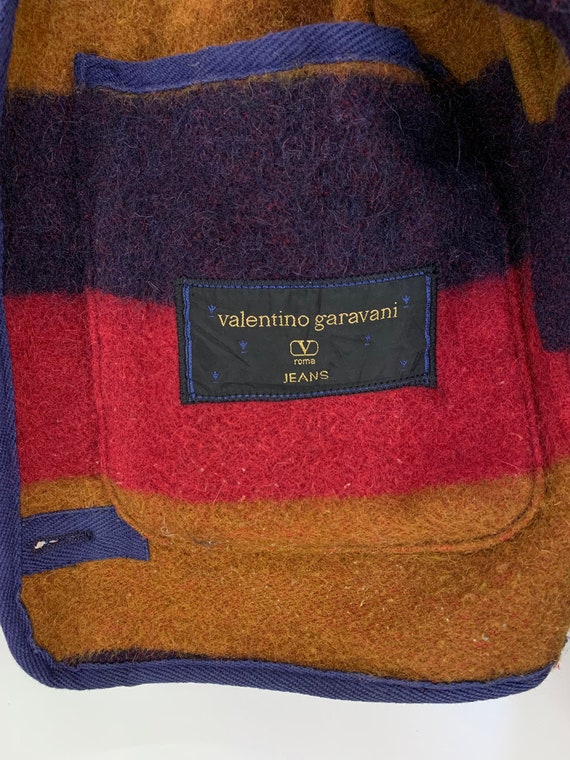 Vintage Valentino Garavani multicolor mohair blan… - image 6